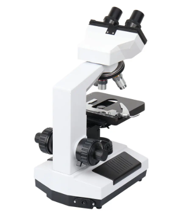 Binocular biological microscope 1000 x model bn107 LED light