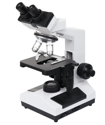 Binocular biological microscope 1000 x model bn107 LED light