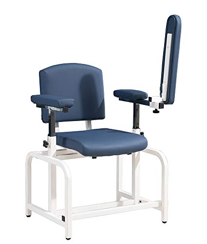medycare Comfortable Lab Draw Chair for Lab Spa and Treatment Room… (Blue, Normal)