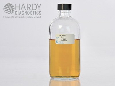 Hardy Diagnostics U171 Tryptic Soy Broth, USP, 8oz Boston Round Glass Bottle, 160 mL (Pack of 12)