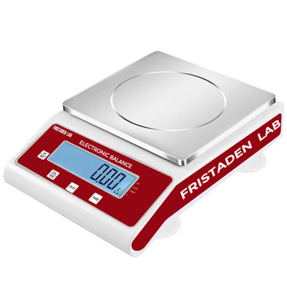 Fristaden Lab Gram Scale, Precision Analytical Balance 2000g x 0.01g, Ideal Industrial & Scientific Equipment, High-Accuracy Digital Scale