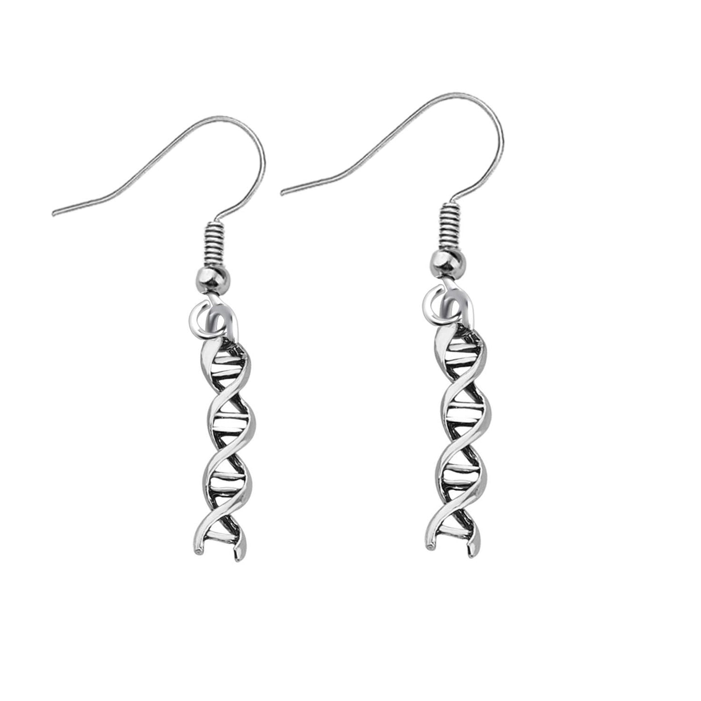 Microscope Dangle Earrings DNA Double Earrings Scientist Gifts Biology Chemistry Teacher Gift Science Nerd Jewelry Gifts