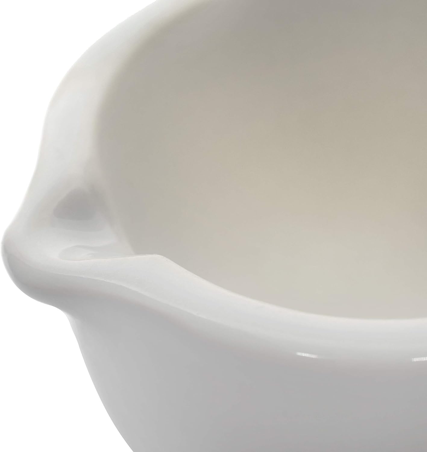 EISCO Porcelain Mortar & Pestle Set, 13.5oz (400ml) - Heavy Duty - Unglazed Grinding Surface - Excellent for Kitchen or Laboratory - Grinds Powdered Chemicals, Herbs, Spices, Pills - White Labs