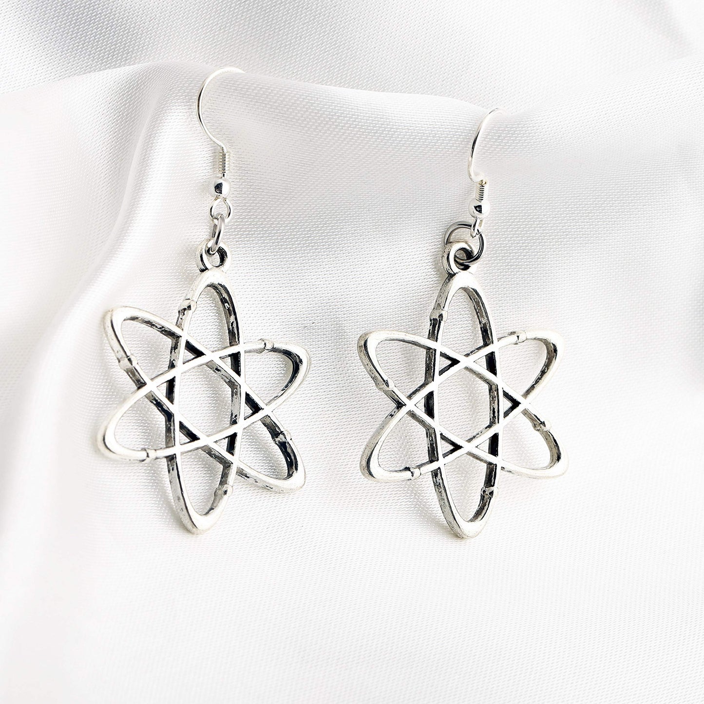 Microscope Dangle Earrings DNA Double Earrings Scientist Gifts Biology Chemistry Teacher Gift Science Nerd Jewelry Gifts