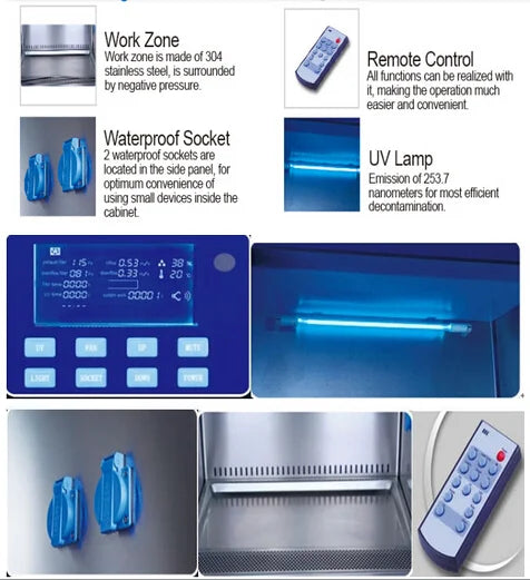 Factory Smallest and Fast Delivery Class II Biological Safety Cabinet 11231 BBC86 - Lab supply international 