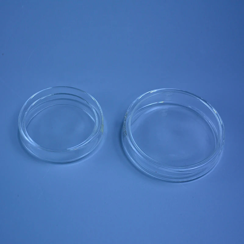 60mm/75mm/90mm/120mm/150mm Petri Bacterial Culture Dish Borosilicate 3.3 Glass Laboratory Chemistry Equipment - Lab supply international 