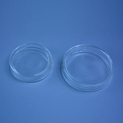 60mm/75mm/90mm/120mm/150mm Petri Bacterial Culture Dish Borosilicate 3.3 Glass Laboratory Chemistry Equipment - Lab supply international 