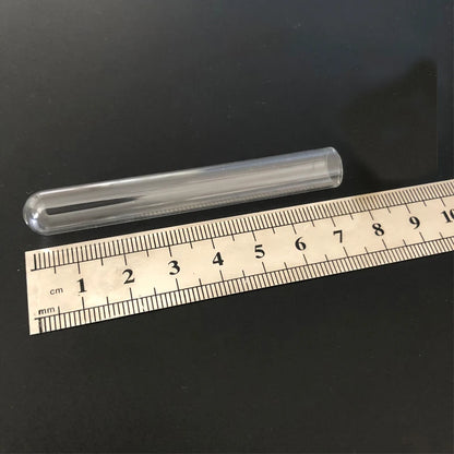 50 pieces/lot 10*75mm Round bottom Glass Test Tube Thickened Transpatent Laboratory Glass tube