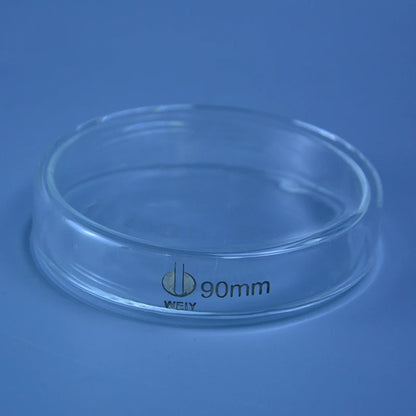 60mm/75mm/90mm/120mm/150mm Petri Bacterial Culture Dish Borosilicate 3.3 Glass Laboratory Chemistry Equipment