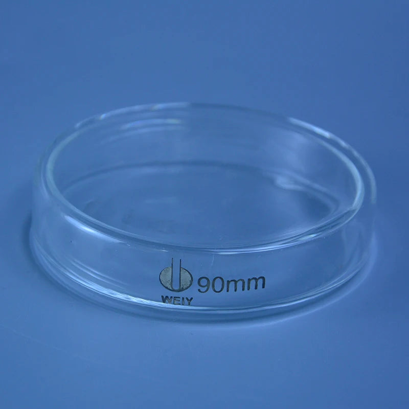 60mm/75mm/90mm/120mm/150mm Petri Bacterial Culture Dish Borosilicate 3.3 Glass Laboratory Chemistry Equipment - Lab supply international 