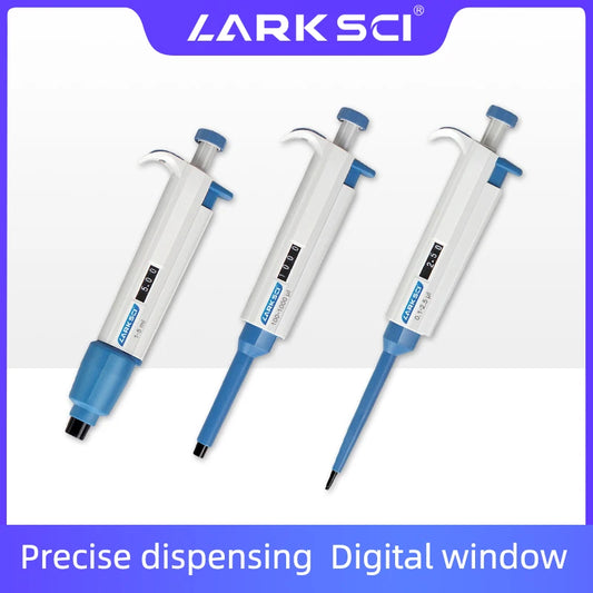 Larksci Equipment Laboratory Pipette Single Channel Pipette Adjustable Micropipette For Pipettor Tips - Lab supply international 