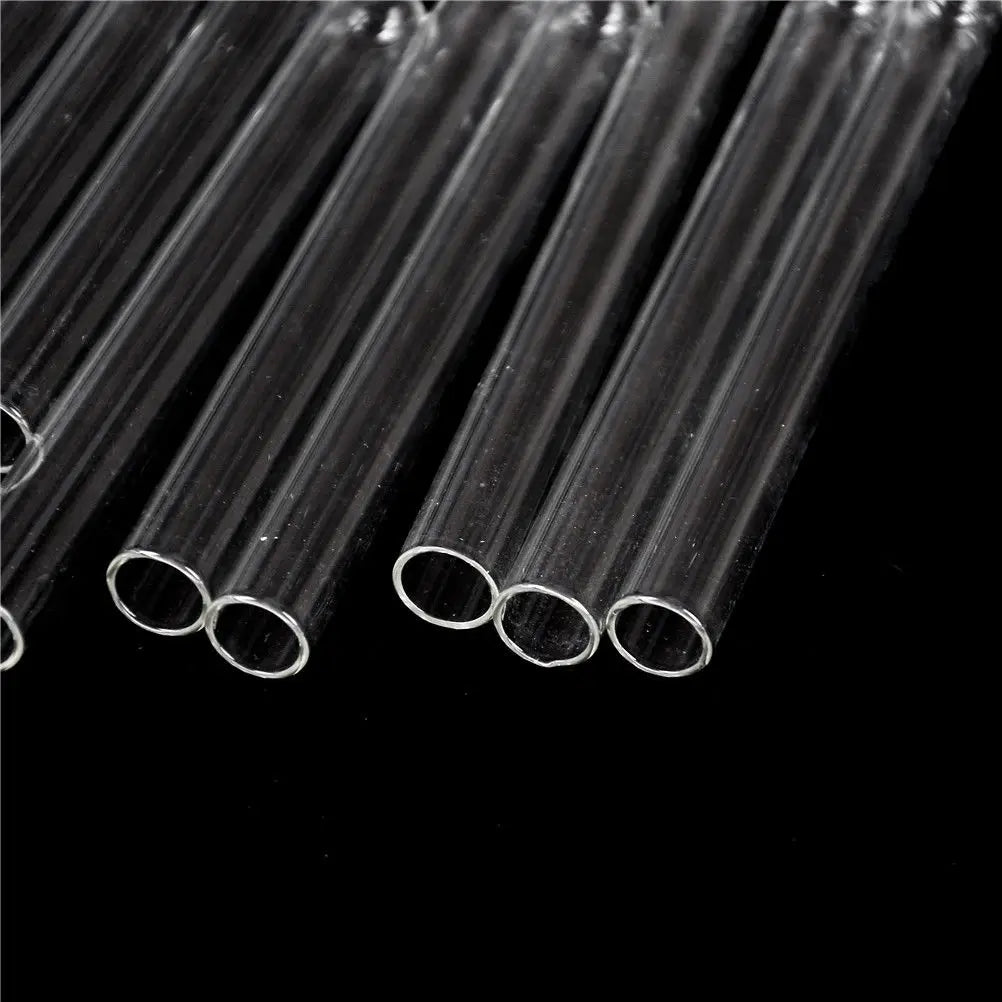 10Pcs/Set Blowing Tubes Non-one-time 100mm Long Thick Wall Laboratory Test Tube New Transparent Pyrex Glass School Lab Supplies
