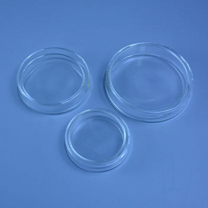 60mm/75mm/90mm/120mm/150mm Petri Bacterial Culture Dish Borosilicate 3.3 Glass Laboratory Chemistry Equipment