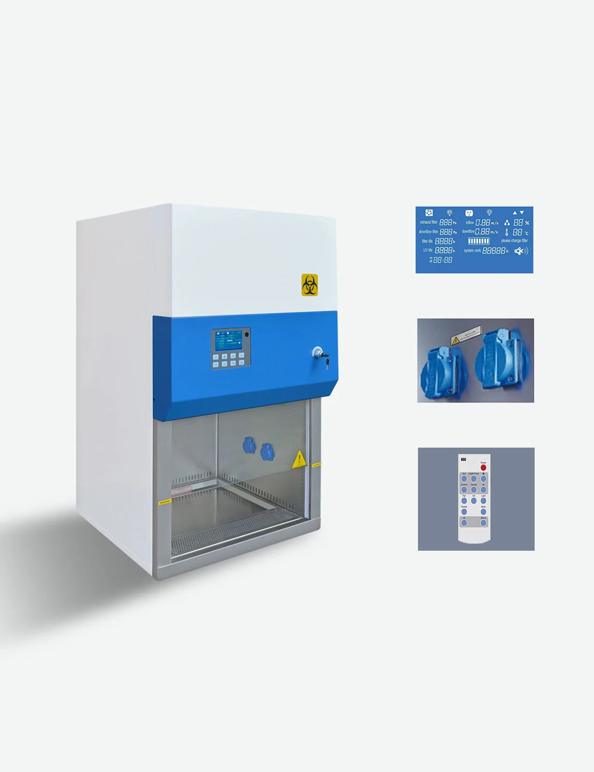 Factory Smallest and Fast Delivery Class II Biological Safety Cabinet 11231 BBC86 - Lab supply international 