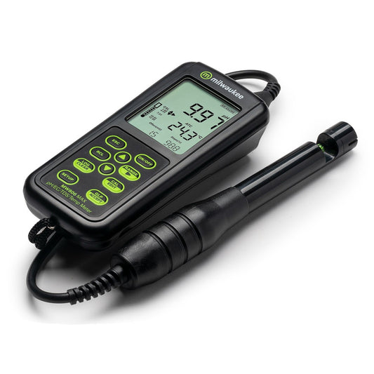 Milwaukee MW806 pH / EC / TDS / Temperature Portable Meter European. - Lab supply international 