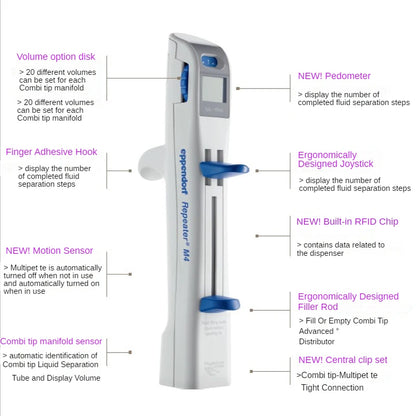 Eppendorf Multipette Electric Continuous Dispenser Combitips Advanced Pipettor M4/E3/E3x Laboratory Pipette Dispenser Pipette