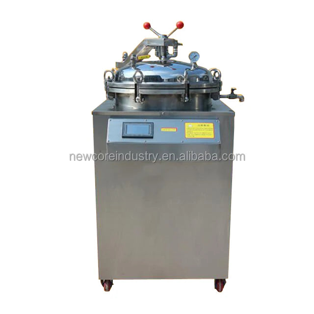 100L Vertical water bath resort machine food autoclave sterilzers for glass bottles cooking bags - Lab supply international 