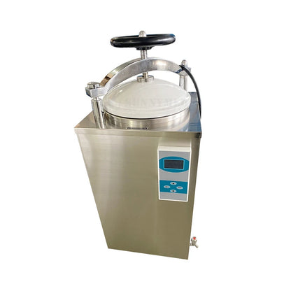 SY-T020 High Pressure Autoclave Sterilizer Machine Vertical Steam Sterilization with fully stainless high-alloy steel structure - Lab supply international 