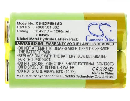 Cameron Sino 1200mAh Electronic Pipettor battery for Eppendorf Research Pro, 4860, Research Pro Electronic Pipette.