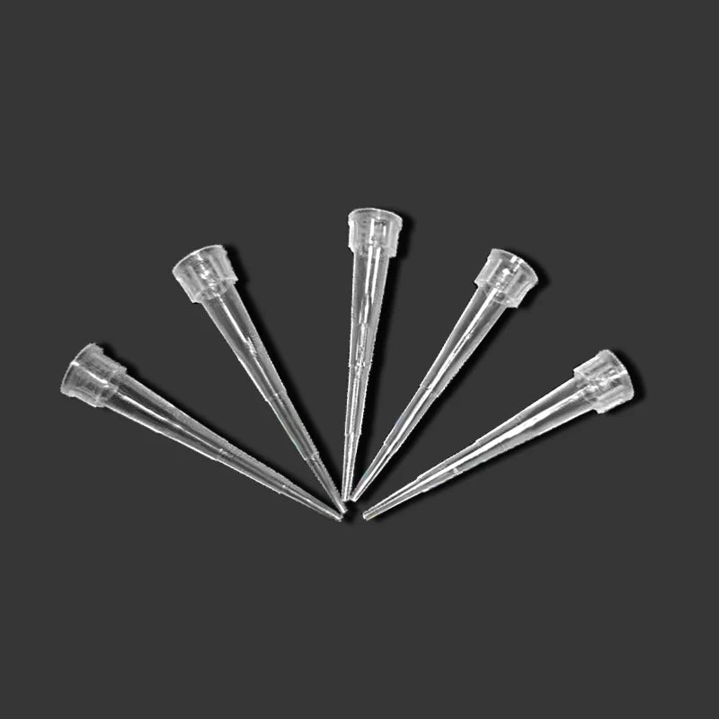 1000Pcs 10ul Disposable Pipette Tip 10ul Universal Type Tip Lab Pipette Tips Use For Dlab Pipette Microbiological Test Pipettor