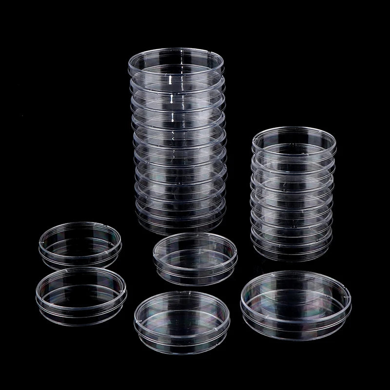 10Pcs Polystyrene Sterile Petri Dishes Bacteria Culture Dish For Laboratory Medical Biological Scientific Lab Supplies - Lab supply international 