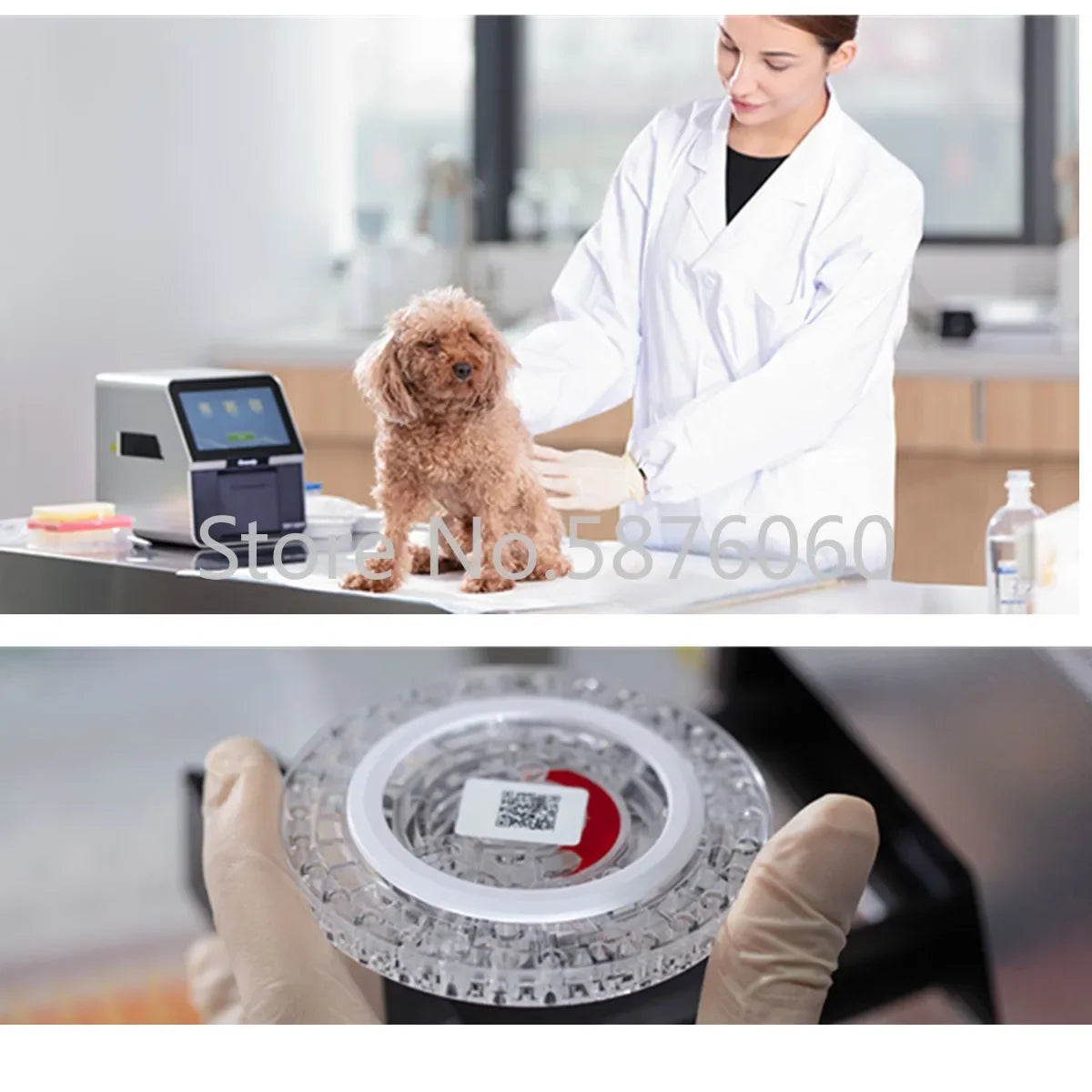 Cannie Dog Vet Veterinary Animal Chemistry+ Coagulation + Electrolyte Feline Analyzer Machine Breeder SMT120VP Reagents