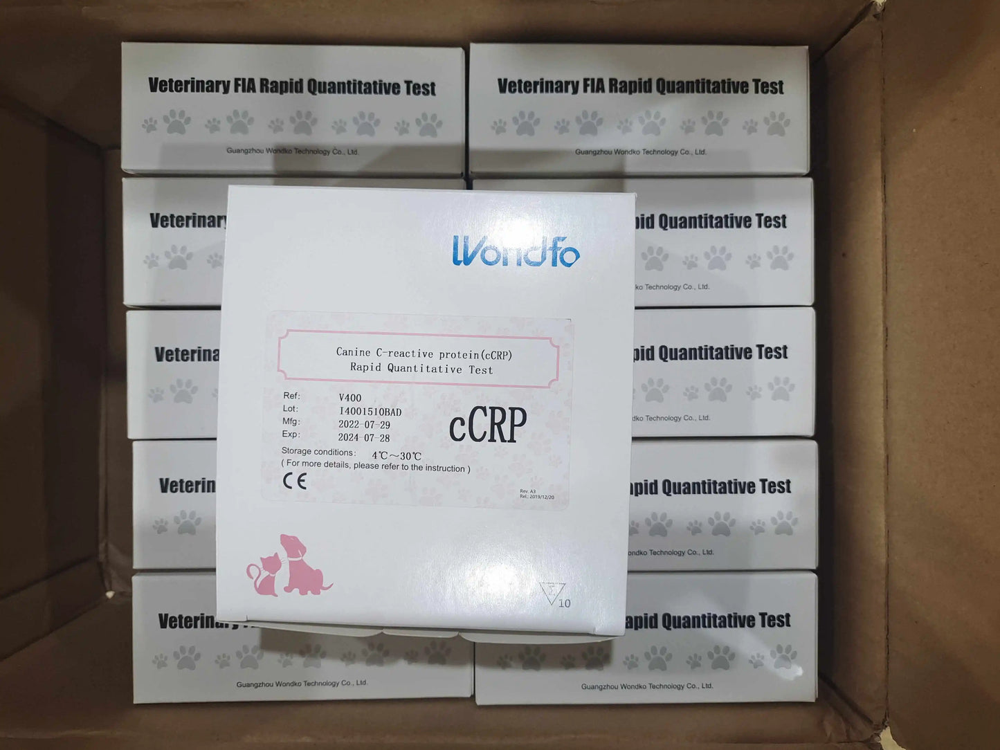 Wondfo Vet Progesterone Test Kit Progestrone Test for Dog Progestrone Test Finecare Dog Analyzer Canine Prog(cProg)