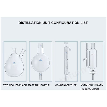 500/1000/2000ml Essential Oil Extraction Separator Device Dew Distillation Equipment Water Distiller Machine Home DIY - Lab supply international 