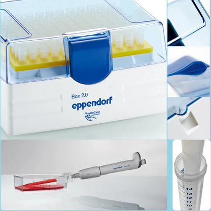 Eppendorf Laboratory Pipette Tips EpTIPS Boxs Delicate Tip Box 0.1-10µl/ 2-200µl Lab Microbiological Sterile Tips