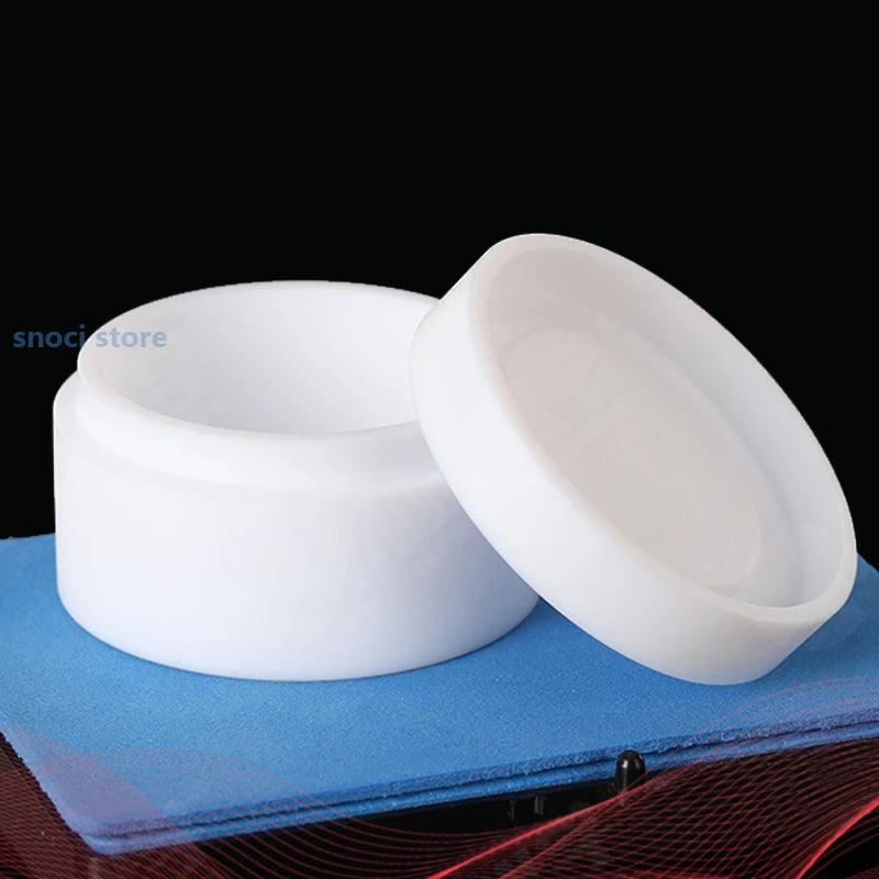 PTFE box PTFE Petri dish with lid Laboratory marine monitoring sediment analysis box Wall thickness 5mm 25ml 75ml 1 Piece - Lab supply international 