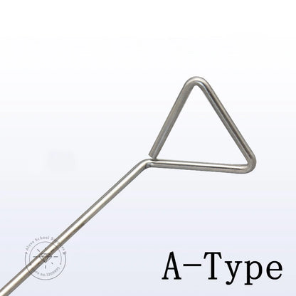 10pcs/lot Lab Stainless Steel Triangular / L-shape Cell Spreader for Petri Dish Cells Push and Scrape Laboratory Experiment - Lab supply international 