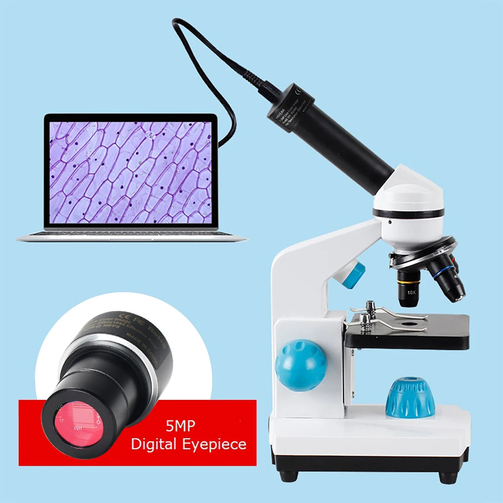 5MP 2K FHD Digital Eyepiece USB Electronic Ocular Microscope CMOS Type-C Microscope Camera for Microscopio Stereo and Biological