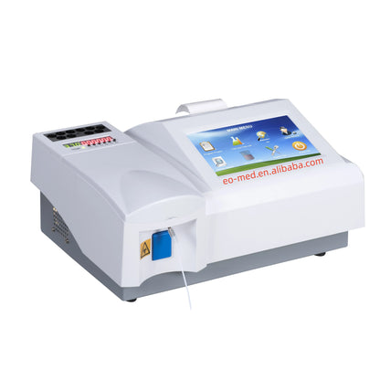 Portable Vet Semi-Auto Chemistry Tester Device With 7 Inch Color LCD Touch Screen For  Biochemistry Analyzer EOBC08vet