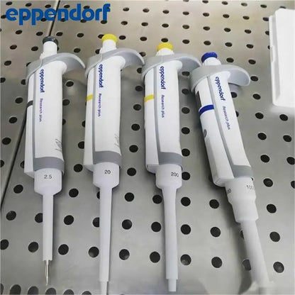 Eppendorf Research Plus Complete Sterilized Single-channel Pipettes with 10/20/100/200/1000ul Capacity for Scientific Lab