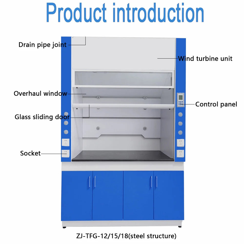 Economic All Steel Fume Chamber Lab  Hood - Lab supply international 