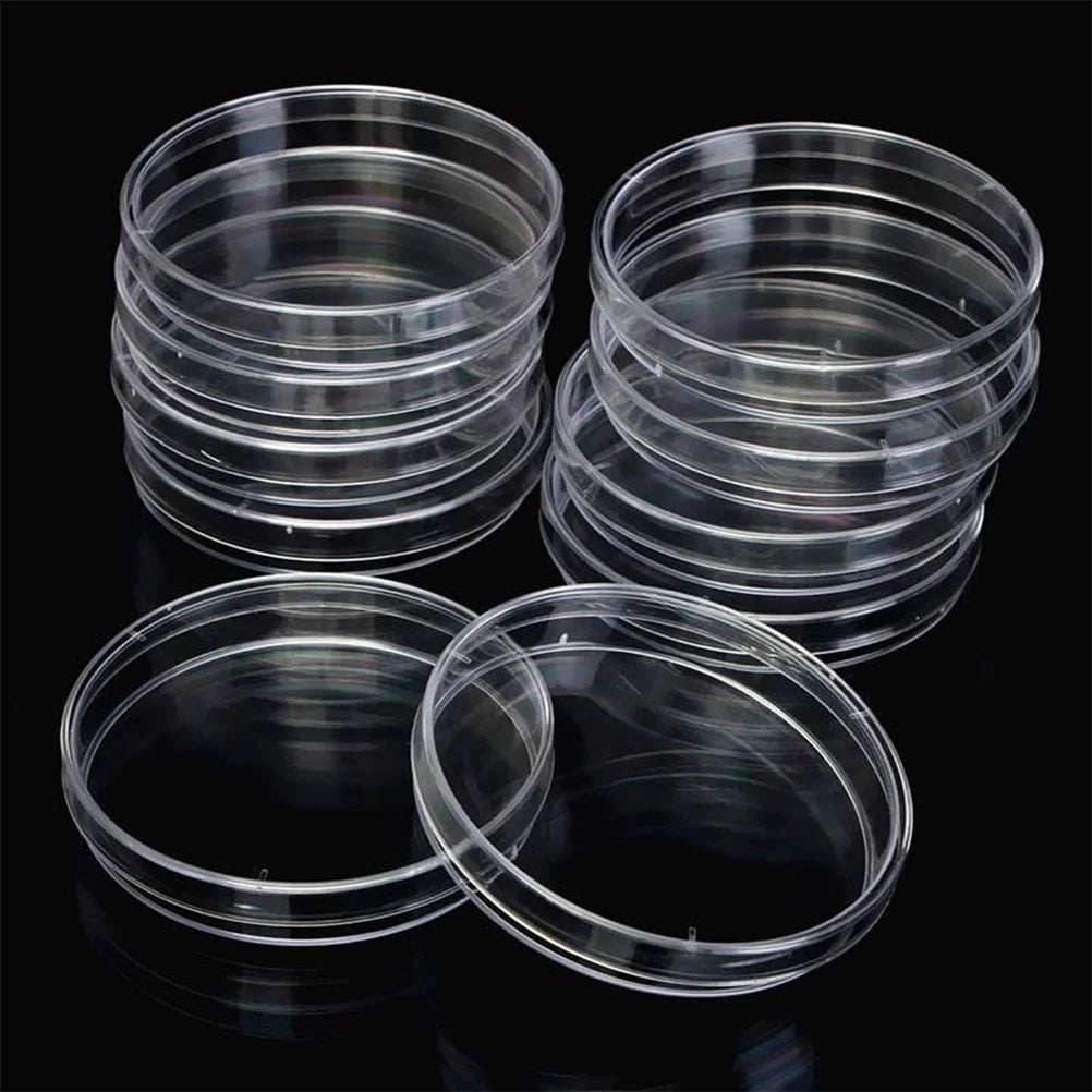 20pcs Petri Dish Set with Lids Culture for School Science Experiment Biology Microbiology Studies 60MM