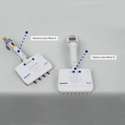 4/6/8 Channel Eppendorf Gas Piston Pipette 15-300/120-1200μL Adjustable Spacing Manual Pipette 360° Rotary Handle Autoclavable