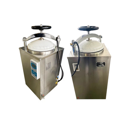 SY-T020 High Pressure Autoclave Sterilizer Machine Vertical Steam Sterilization with fully stainless high-alloy steel structure - Lab supply international 