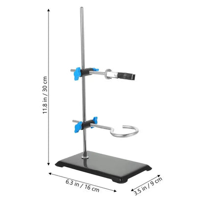 Mini Iron Stand Laboratory Tool Retort Stand Rack Metalware Metal Rack Equipment Kit Ring Supplies Miniature Holder Condenser - Lab supply international 