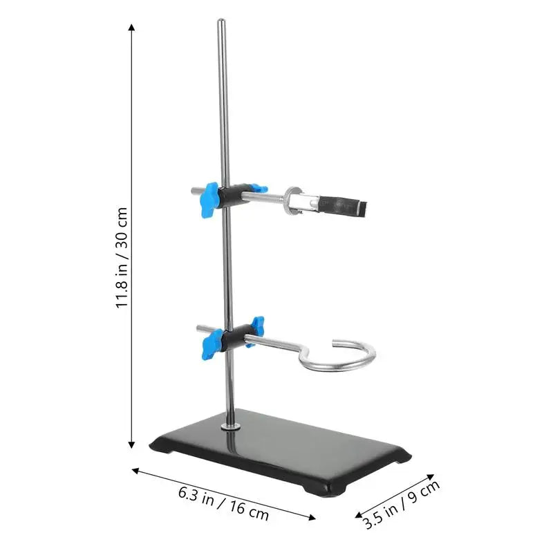 Mini Iron Stand Laboratory Tool Retort Stand Rack Metalware Metal Rack Equipment Kit Ring Supplies Miniature Holder Condenser