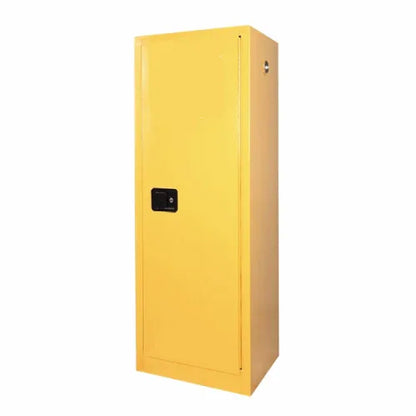 Two layers steel flammable storage cabinet chemistry lab yellow flammable safety cabinet - Lab supply international 