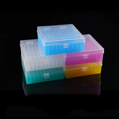 Laboratory Plastic Test Tube Box For 2ml 1.5ml 1.8ml Cryopreservation Tubes With Connection Cover , Tube Rack , 1piece