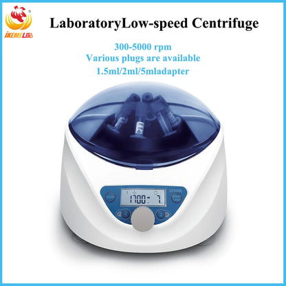 Blood Centrifuge PRP PRF PCR 300-5000rpm Low Speed Plasma Centrifuge 5ml/7ml/10ml/15ml*6 Medical Laboratory Centrifuge Machine - Lab supply international 