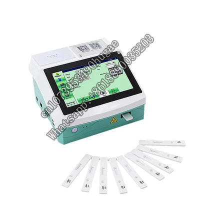 POCT 7 inch LCD Veterinary immunoassay analyzer dry animal immunoassay analyzer vet chemiluminescence immunoassay analyzer price