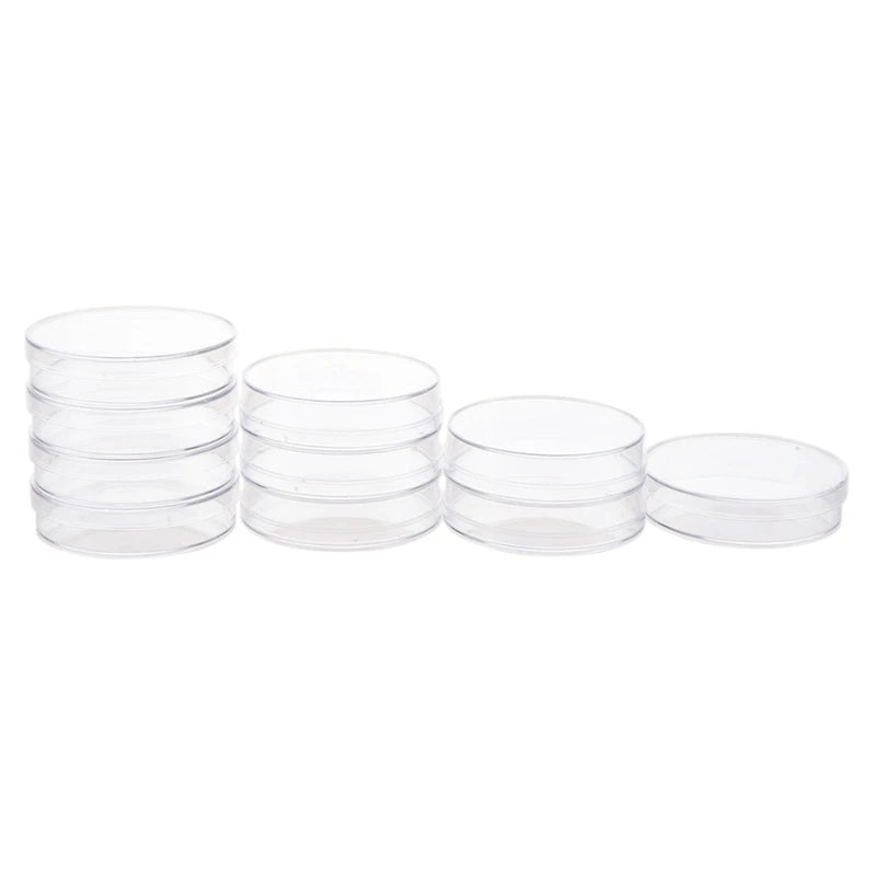 30Pcs Sterile Petri Dishes With Lids For Lab Plate Bacterial Yeast 55Mm X 15Mm - Lab supply international 