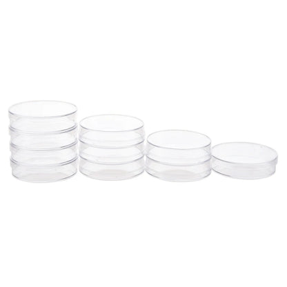 30Pcs Sterile Petri Dishes With Lids For Lab Plate Bacterial Yeast 55Mm X 15Mm - Lab supply international 