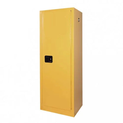 Two layers steel flammable storage cabinet chemistry lab yellow flammable safety cabinet - Lab supply international 