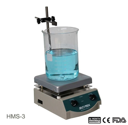 Magnetic Stirrer Hotplate  SCITEK HMS-3 CHINA MADE CE certified - Lab supply international 