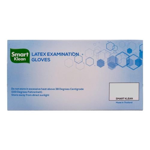 Latex Examination Gloves Powder Free Non Sterile ambidextrous  Malysian 100 pcs - Lab supply international 