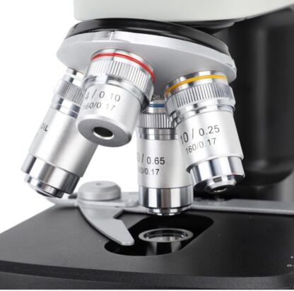 Biological Microscope 40X-1000X Manification Binocular Compound Microscope MODERN SHAPE WITH LED LIGHT - Image 2